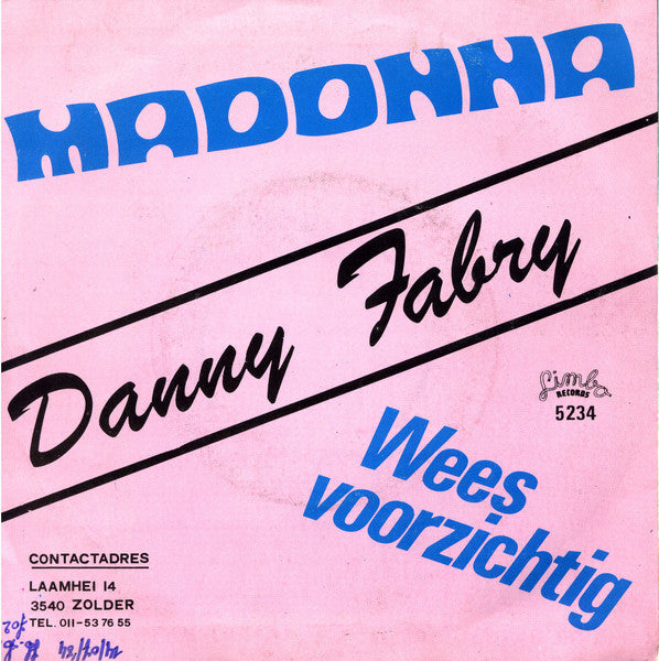 Danny Fabry - Madonna 06138 Vinyl Singles Goede Staat