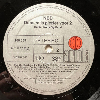 Günter Noris Big Band - NBD - Dansen Is Plezier Voor 2 (LP) 42535 Vinyl LP Goede Staat