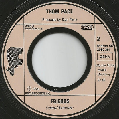 Thom Pace - Maybe 39467 Vinyl Singles Goede Staat