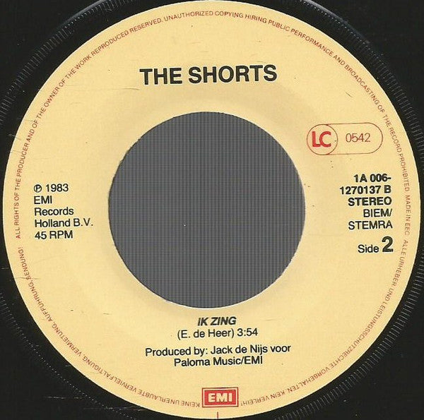 Shorts - Je Suis Tu Es 05457 Vinyl Singles Goede Staat