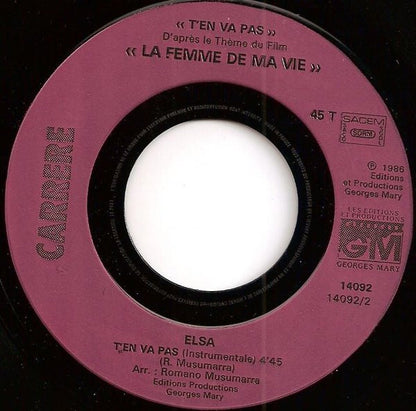 Elsa - T'en Va Pas 31429 19072 25794 36925 Vinyl Singles Goede Staat