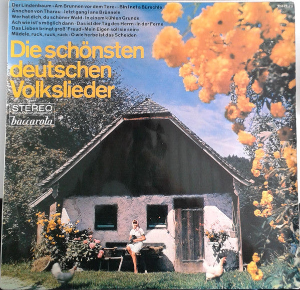 Gehrung-Chor, Stuttgarter Lehrergesangverein - Die Schönsten Deutschen Volkslieder (LP) 41972 Vinyl LP Goede Staat