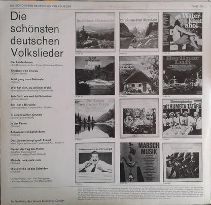 Gehrung-Chor, Stuttgarter Lehrergesangverein - Die Schönsten Deutschen Volkslieder (LP) 41972 Vinyl LP Goede Staat