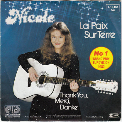 Nicole - La Paix Sur Terre Vinyl Singles Goede Staat