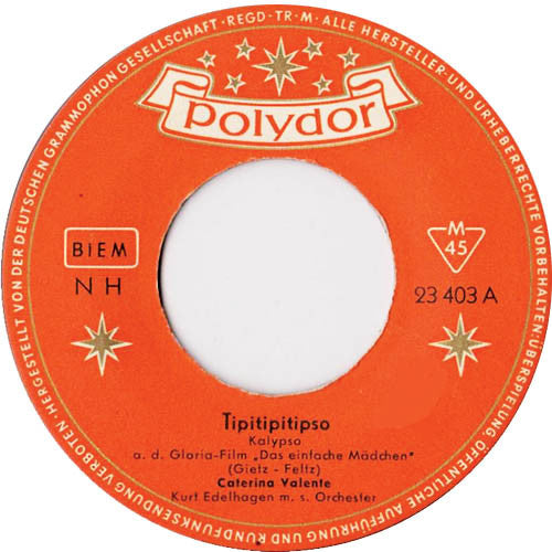 Caterina Valente - Tipitipitipso 21420 Vinyl Singles Goede Staat