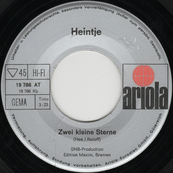 Heintje - Mama 32496 Vinyl Singles Goede Staat