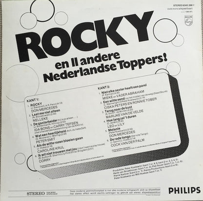 Various - Rocky En 11 Andere Nederlandse Toppers! (LP) 48642 Vinyl LP Goede Staat