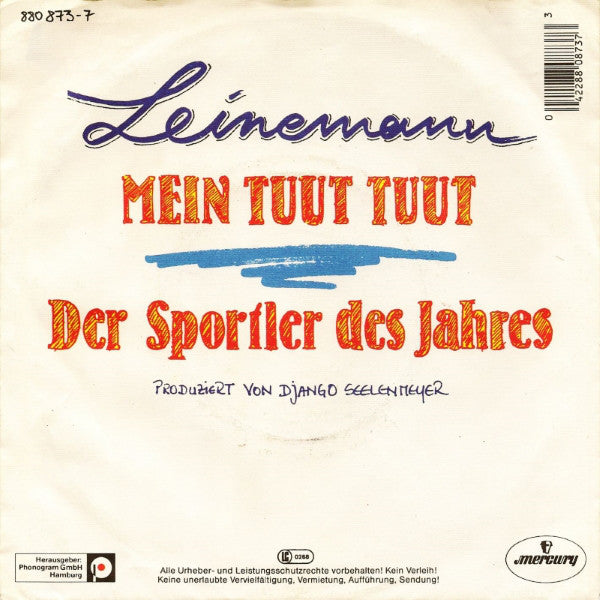 Leinemann - Mein Tuut Tuut 35867 Vinyl Singles Goede Staat