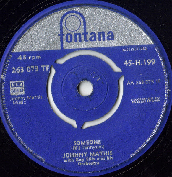 Johnny Mathis - Someone 07235 Vinyl Singles Goede Staat