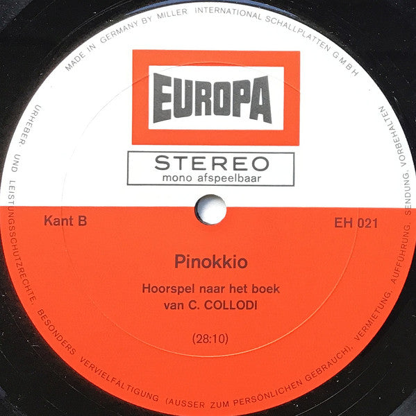 Various - Pinokkio (LP) 46933 Vinyl LP Goede Staat