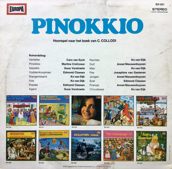 Various - Pinokkio (LP) 46933 Vinyl LP Goede Staat