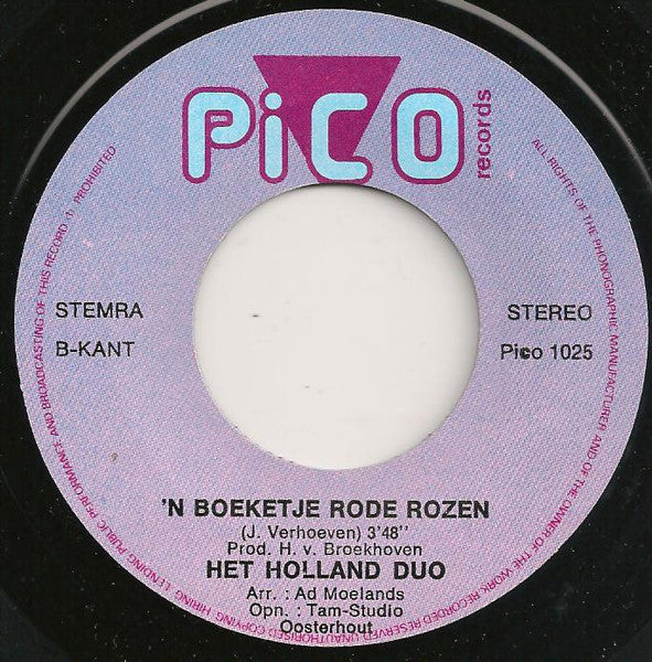 Holland Duo - Samen 37293 Vinyl Singles Goede Staat