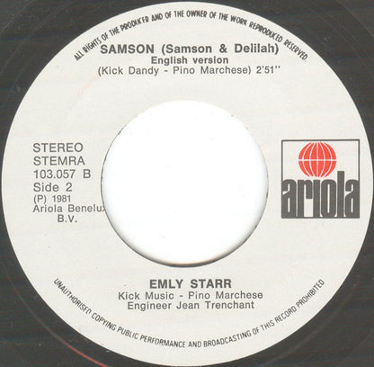 Emly Starr - Samson 30680 Vinyl Singles Goede Staat