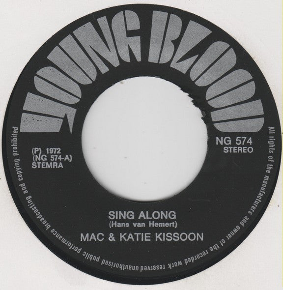 Mac & Katie Kissoon - Sing Along 07052 Vinyl Singles Hoes: Generic