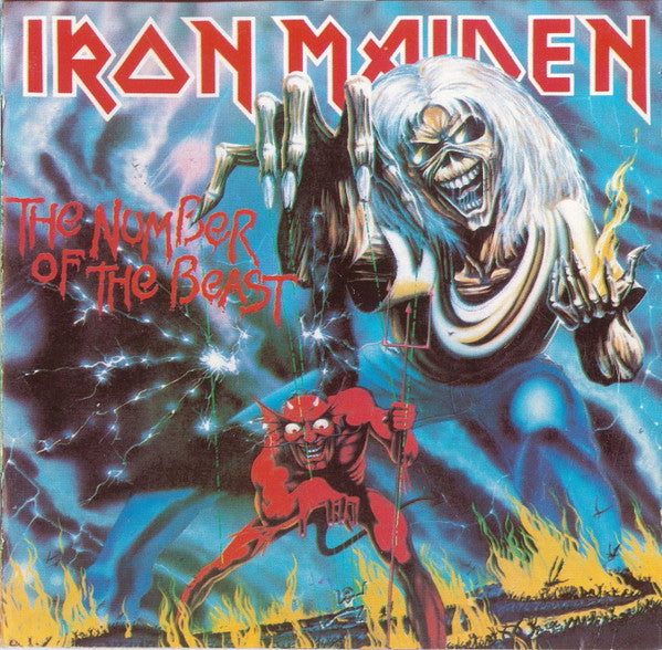 Iron Maiden - The Number Of The Beast (CD) Compact Disc Goede Staat