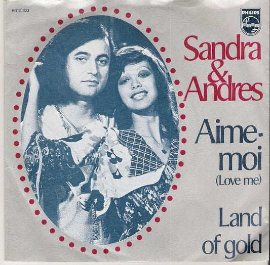 Sandra & Andres - Aime-Moi (Love Me) 16366 Vinyl Singles Goede Staat