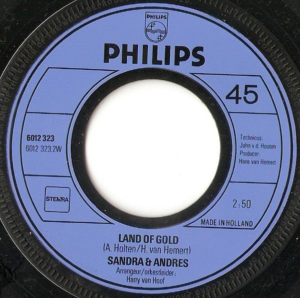 Sandra & Andres - Aime-Moi (Love Me) 16366 Vinyl Singles Goede Staat