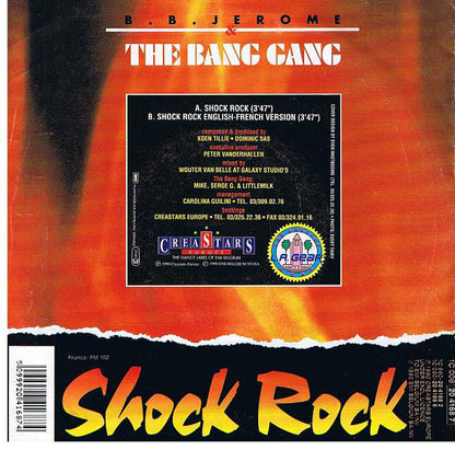 B.B. Jerome & The Bang Gang - Shock Rock 11687 Vinyl Singles B-Keus (B)