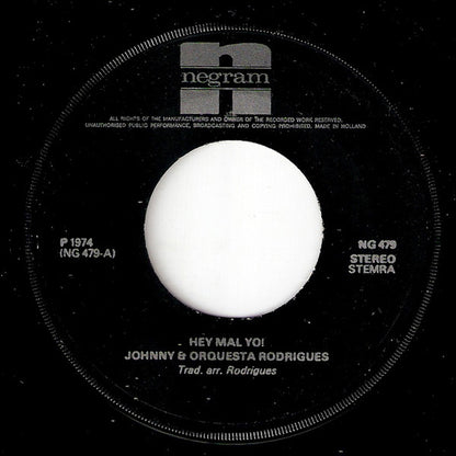 Johnny & Orquesta Rodrigues - Hey Mal Yo 26618 Vinyl Singles Hoes: Generic