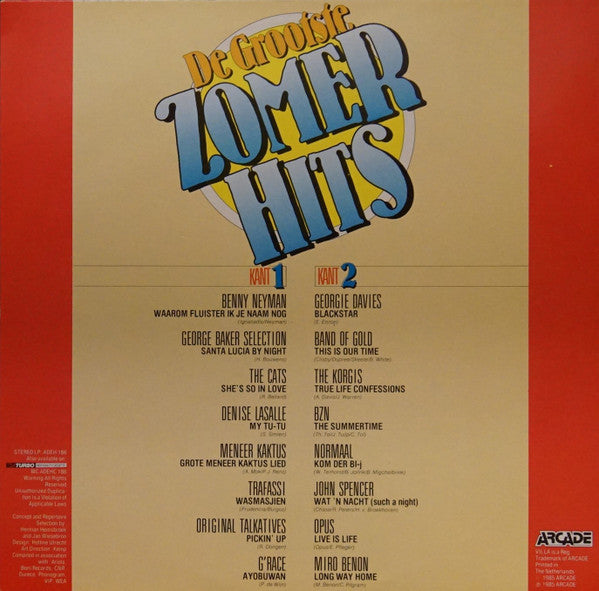 Various - De Grootste Zomerhits (LP) Vinyl LP Goede Staat