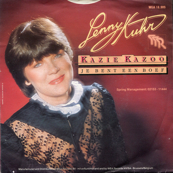 Lenny Kuhr - Kazie Kazoo 13457 Vinyl Singles Goede Staat