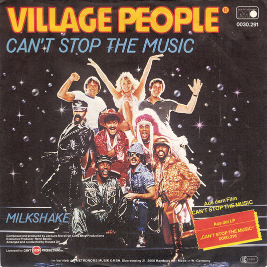 Village People - Can't Stop The Music 39400 Vinyl Singles Goede Staat