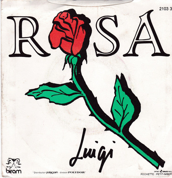 Luigi Verderame - Rosa 21567 Vinyl Singles Goede Staat