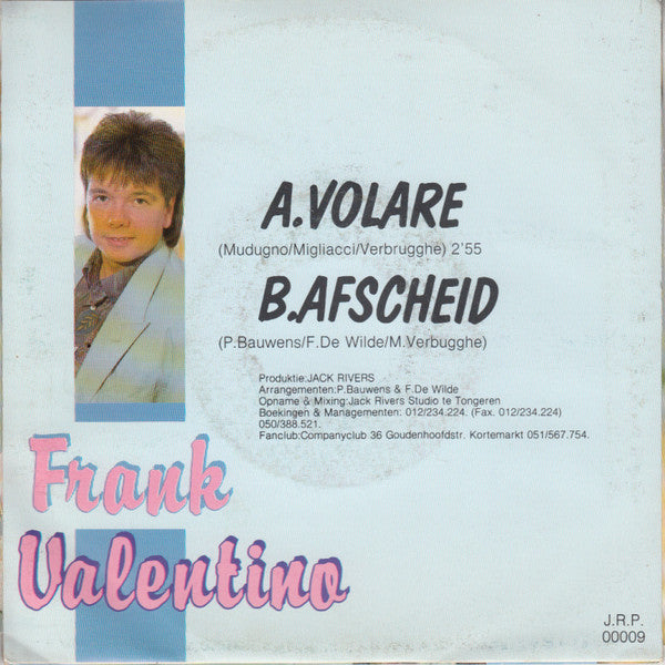 Frank Valentino - Volare 24539 Vinyl Singles Goede Staat