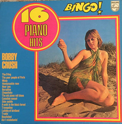 Bobby Crush - 16 Piano Hits By Bobby Crush (LP) 41289 Vinyl LP Goede Staat