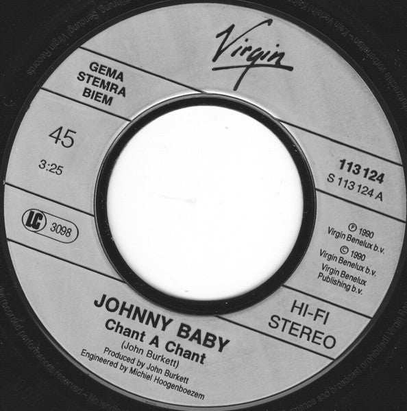 Johnny Baby - Chant A Chant 16750 Vinyl Singles Goede Staat