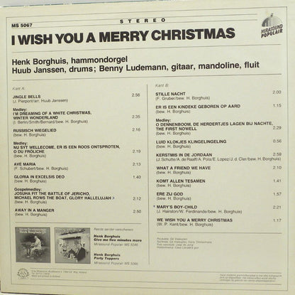 Henk Borghuis - I Wish You A Merry Christmas (LP) 45288 Vinyl LP Goede Staat