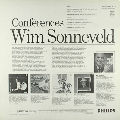 Wim Sonneveld - Conferences (LP) 41269 Vinyl LP Goede Staat