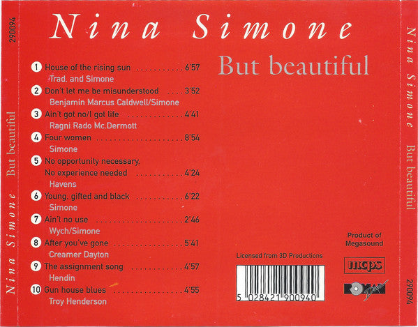 Nina Simone - But Beautiful (CD) Compact Disc Goede Staat