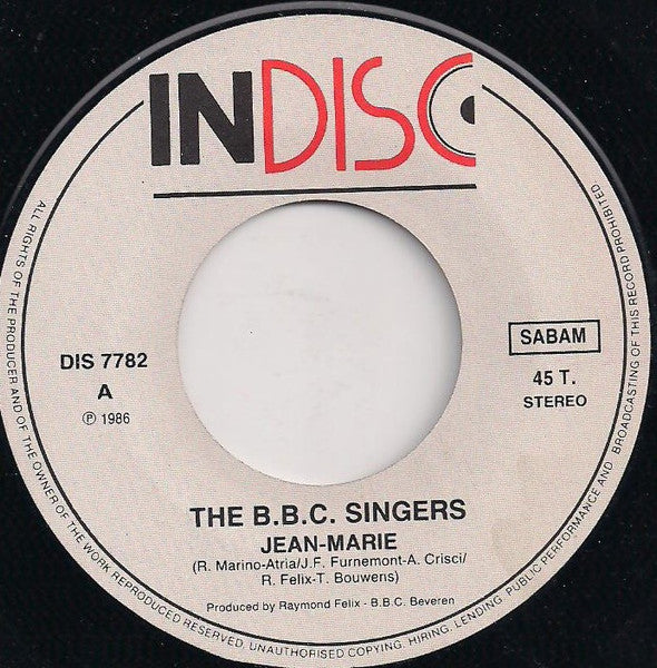 B.B.C. Singers - Jean-Marie 31449 Vinyl Singles Goede Staat