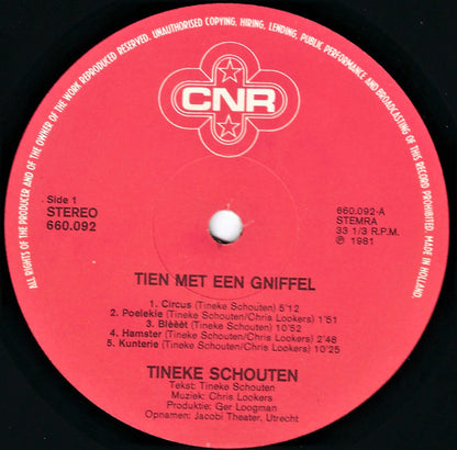 Tineke Schouten - Tien Met Een Gniffel (LP) 45466 Vinyl LP Goede Staat