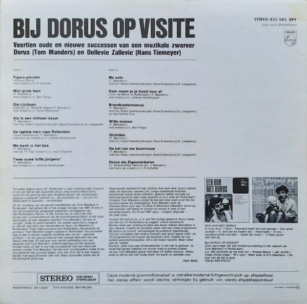 Dorus - Bij Dorus Op Visite (LP) 46416 Vinyl LP Goede Staat