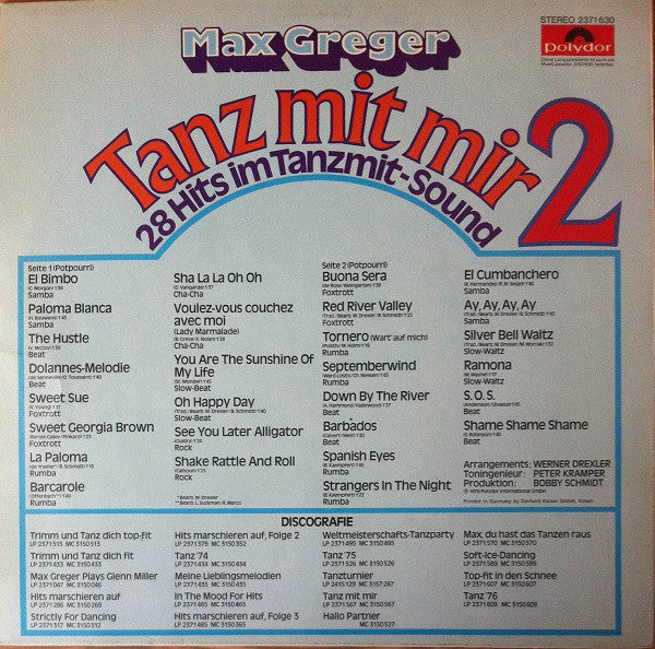 Max Greger - Tanz Mit Mir 2 (LP) 42022 Vinyl LP Goede Staat