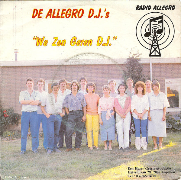 Allegro D.J.'s / Roy Stevens - We Zen Geren D.J. 27250 Vinyl Singles Goede Staat