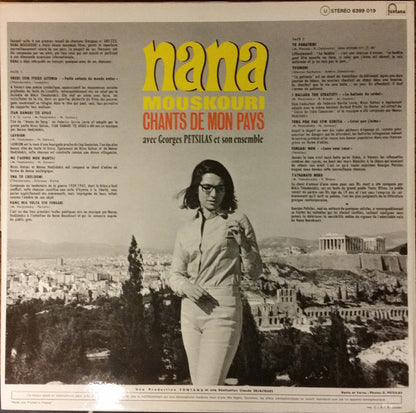 Nana Mouskouri - Chants De Mon Pays (LP) 49391 Vinyl LP Goede Staat