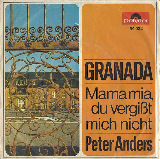 Peter Anders - Granada 15972 Vinyl Singles Goede Staat