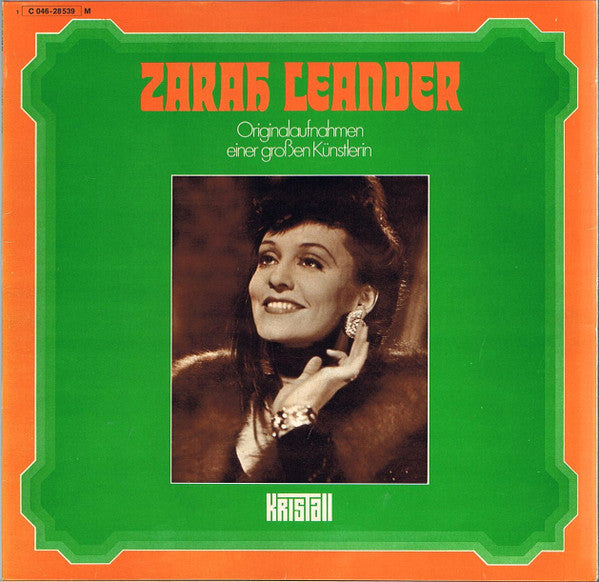 Zarah Leander - Originalaufnahmen Einer Großen Künstlerin (LP) 44377 Vinyl LP Goede Staat