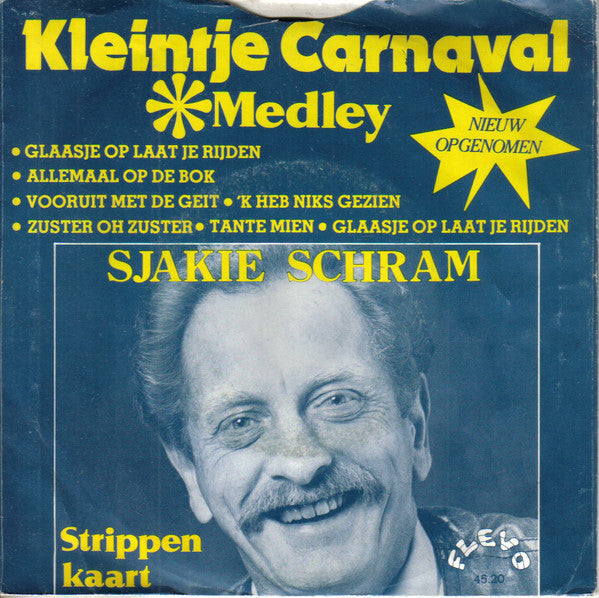 Sjakie Schram - Kleintje Carnaval Medley 14941 Vinyl Singles Goede Staat