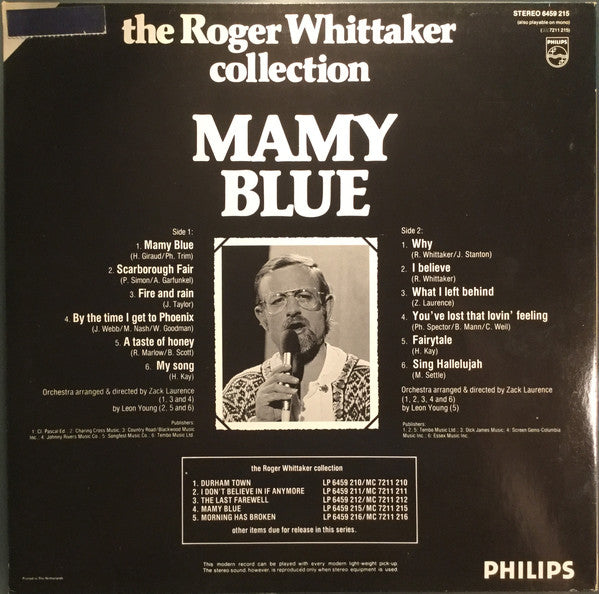 Roger Whittaker - Mamy Blue (LP) 41435 Vinyl LP Goede Staat