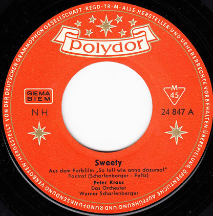 Peter Kraus - Sweety 30070 Vinyl Singles Goede Staat