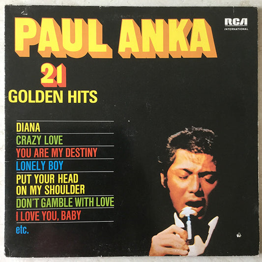 Paul Anka - 21 Golden Hits (LP) 48541 Vinyl LP Goede Staat