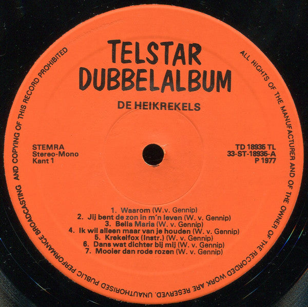 Heikrekels - Dubbel (LP) 48998 Vinyl LP Goede Staat