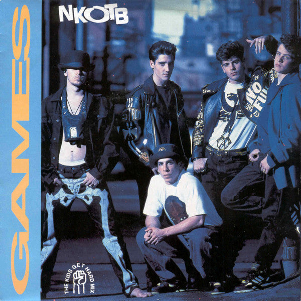 NKOTB ‎– Games (The Kids Get Hard Mix) 06382 Vinyl Singles Goede Staat