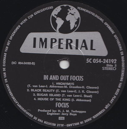 Focus - In And Out Of Focus (LP) 42602 Vinyl LP Goede Staat