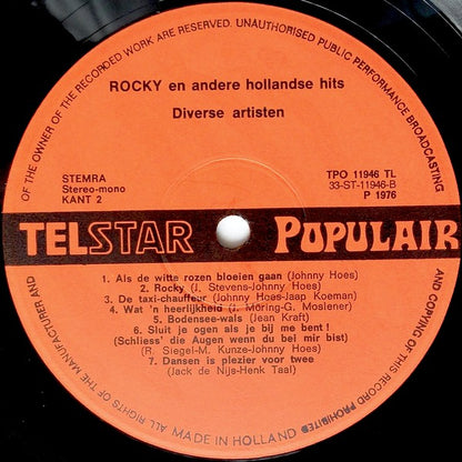 Various - Rocky En Andere Hollandse Hits (LP) 48095 (B) Vinyl LP Goede Staat