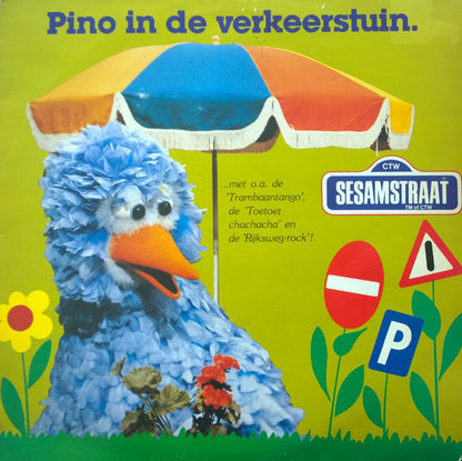 Sesamstraat - Pino In De Verkeerstuin (LP) 48496 Vinyl LP Goede Staat